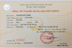 Làm bằng cấp 3 giá rẻ
