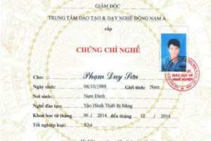 Nhận làm chứng chỉ sơ cấp trung cấp nghề giá rẻ uy tín toàn quốc