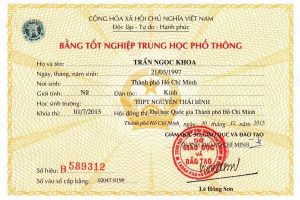 làm bằng cấp 3 tại vĩnh long